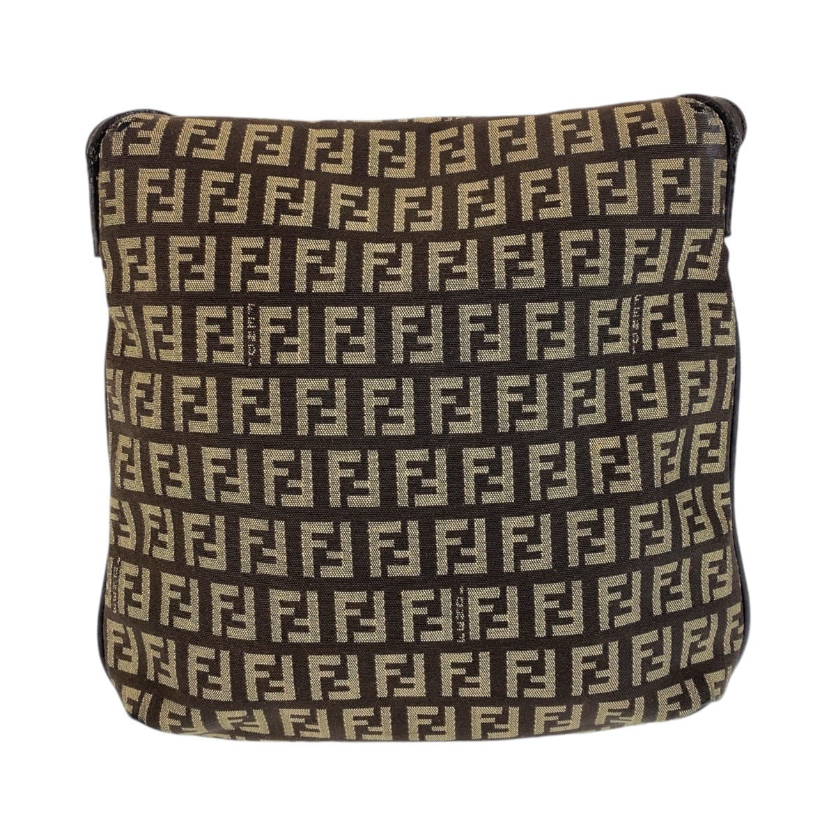 Fendi Shoulder Bag Shoulder Bag Pochette Zucchino Kamsepochet Women Canvas Metal Brown