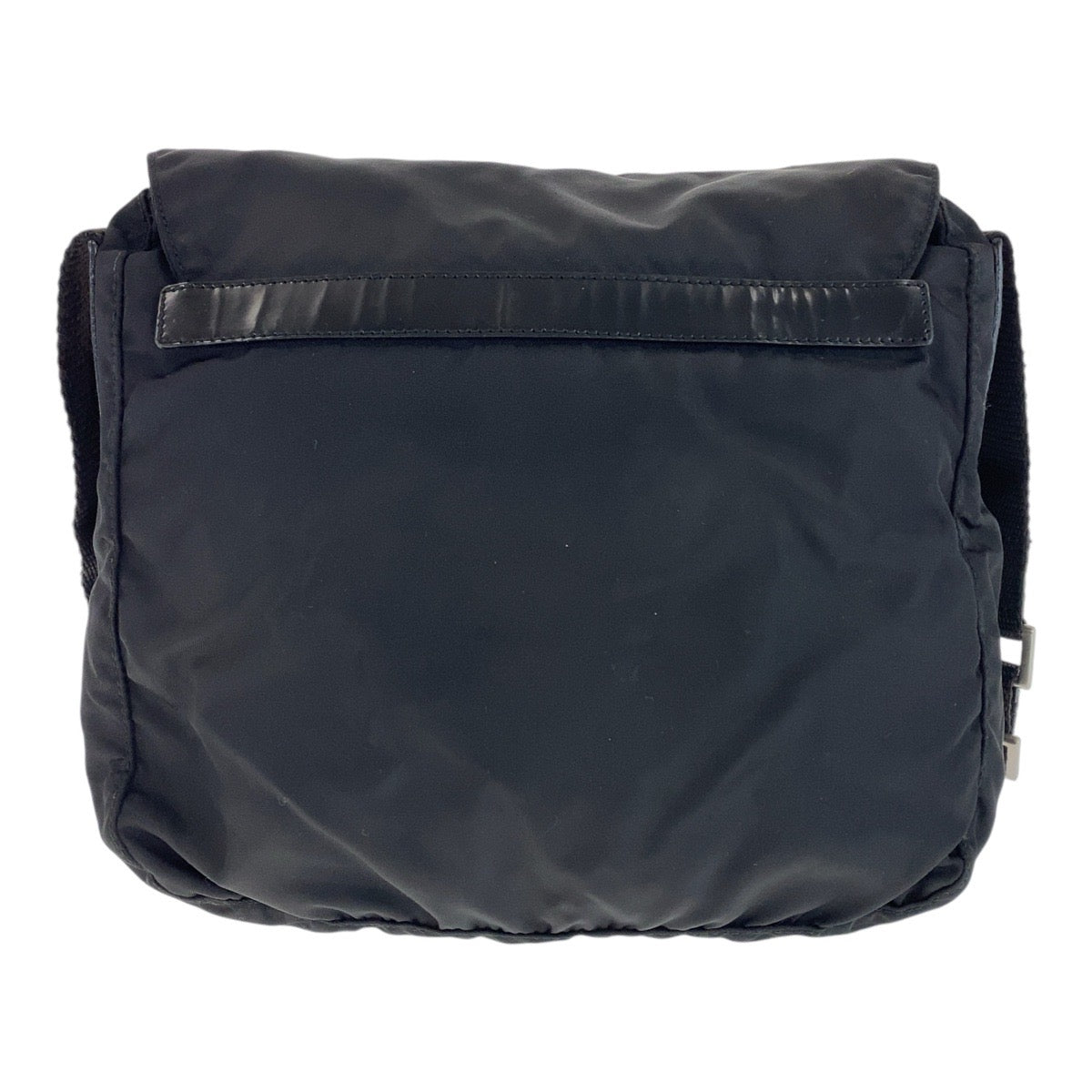 Shoulder Bag , Silvermetal Shoulder Bag Messenger Leather Nylon Logo Mens