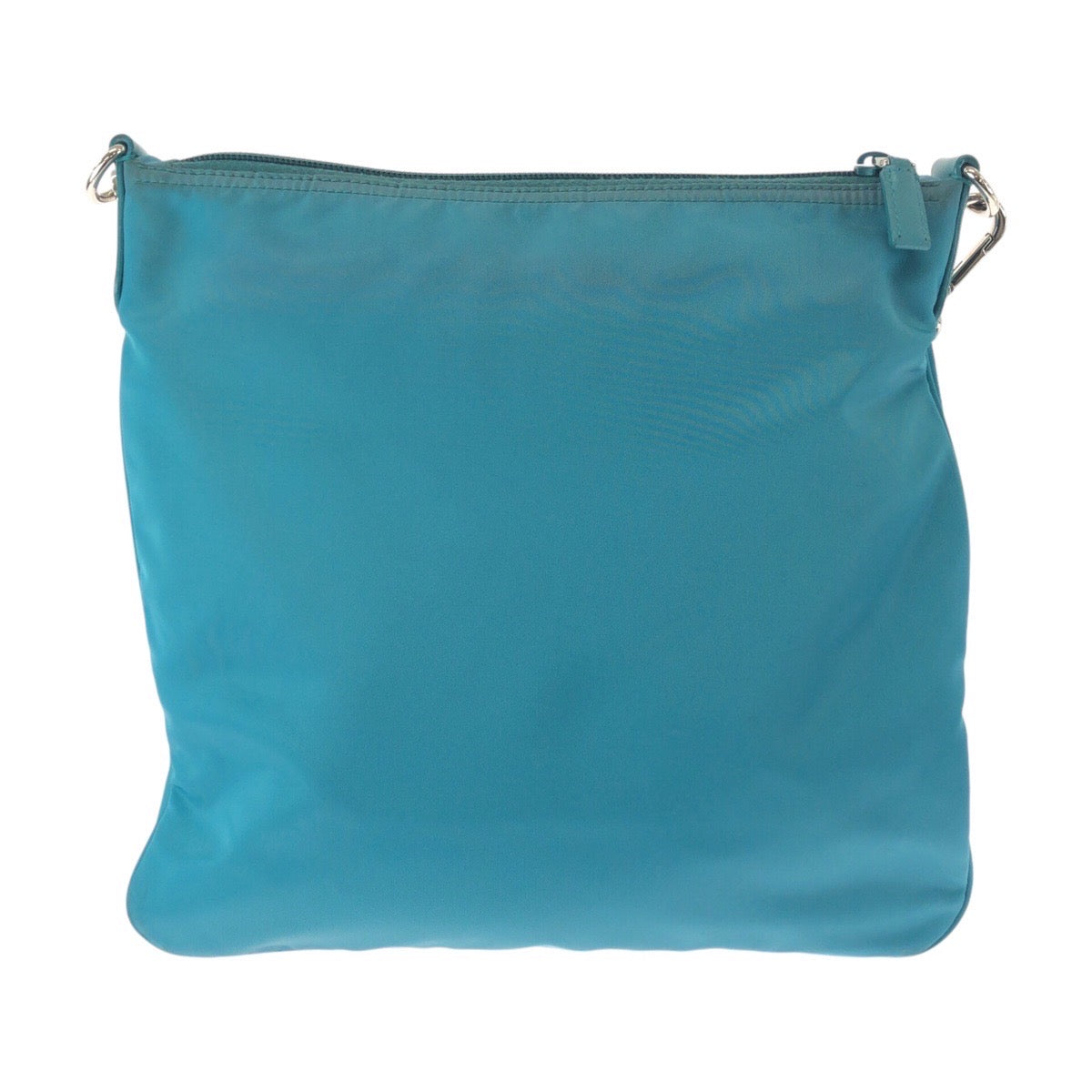 Shoulder Bag Light Emerald Silvermetal Shoulder Bag Nylon Blue