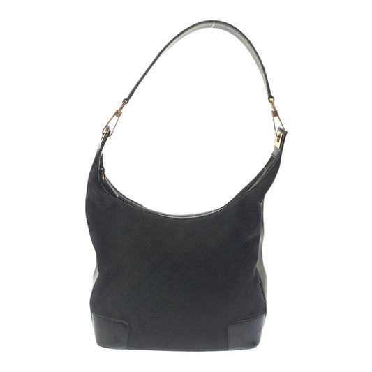 Gucci GG GoldMetal Canvas Black Shoulder Bag