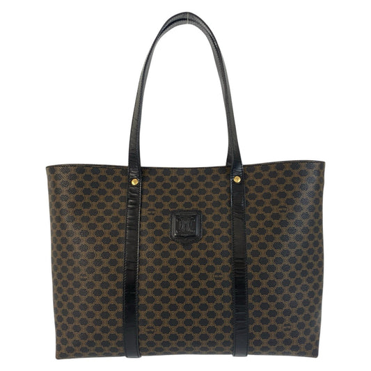 Tote Bag Mc Pvc Metal Tote Bag Black Brown Shoulder Bag