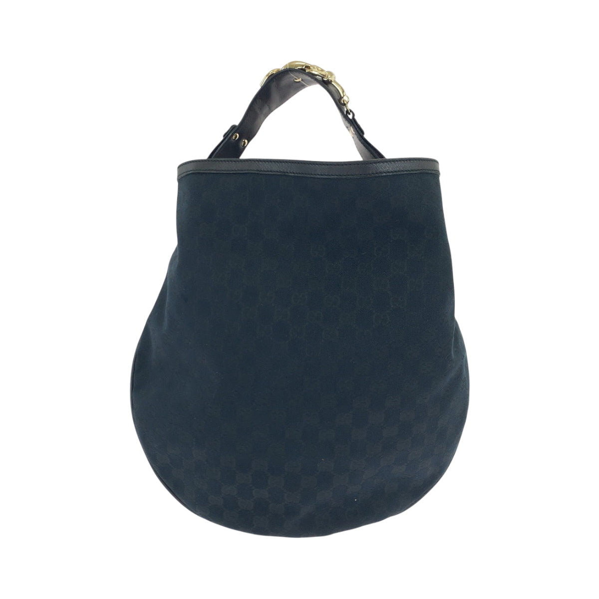 Gucci GG GoldMetal Canvas Black Shoulder Bag 3
