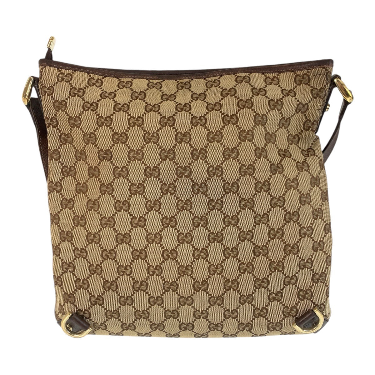 Gucci Abbey Shoulder Bag Leather Canvas Shoulder Bag
