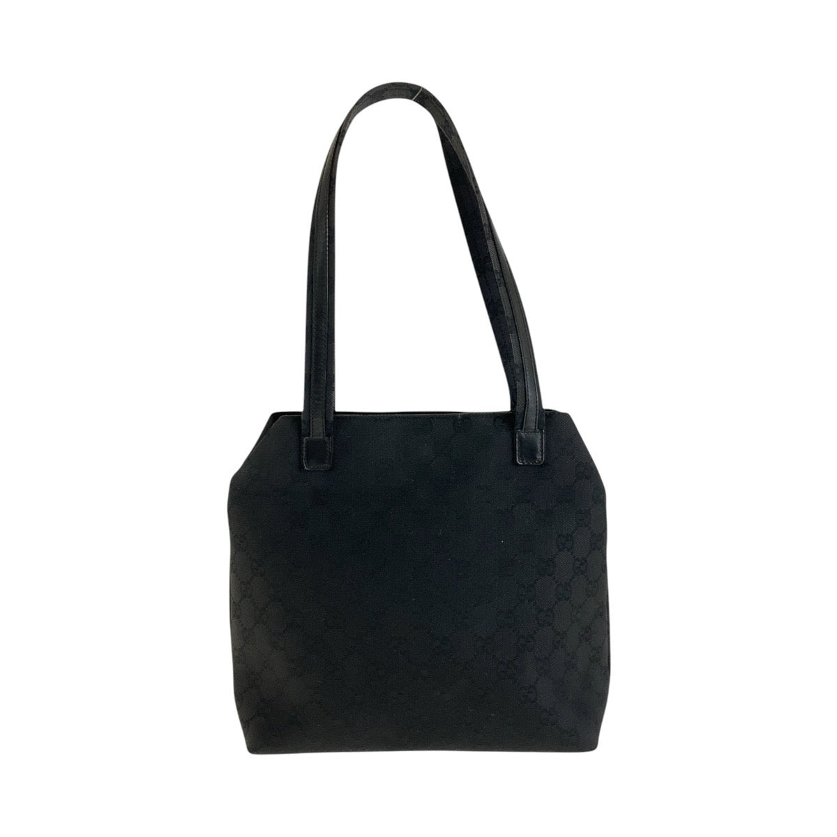Gucci 002 GG Canvas Black Shoulder Bag