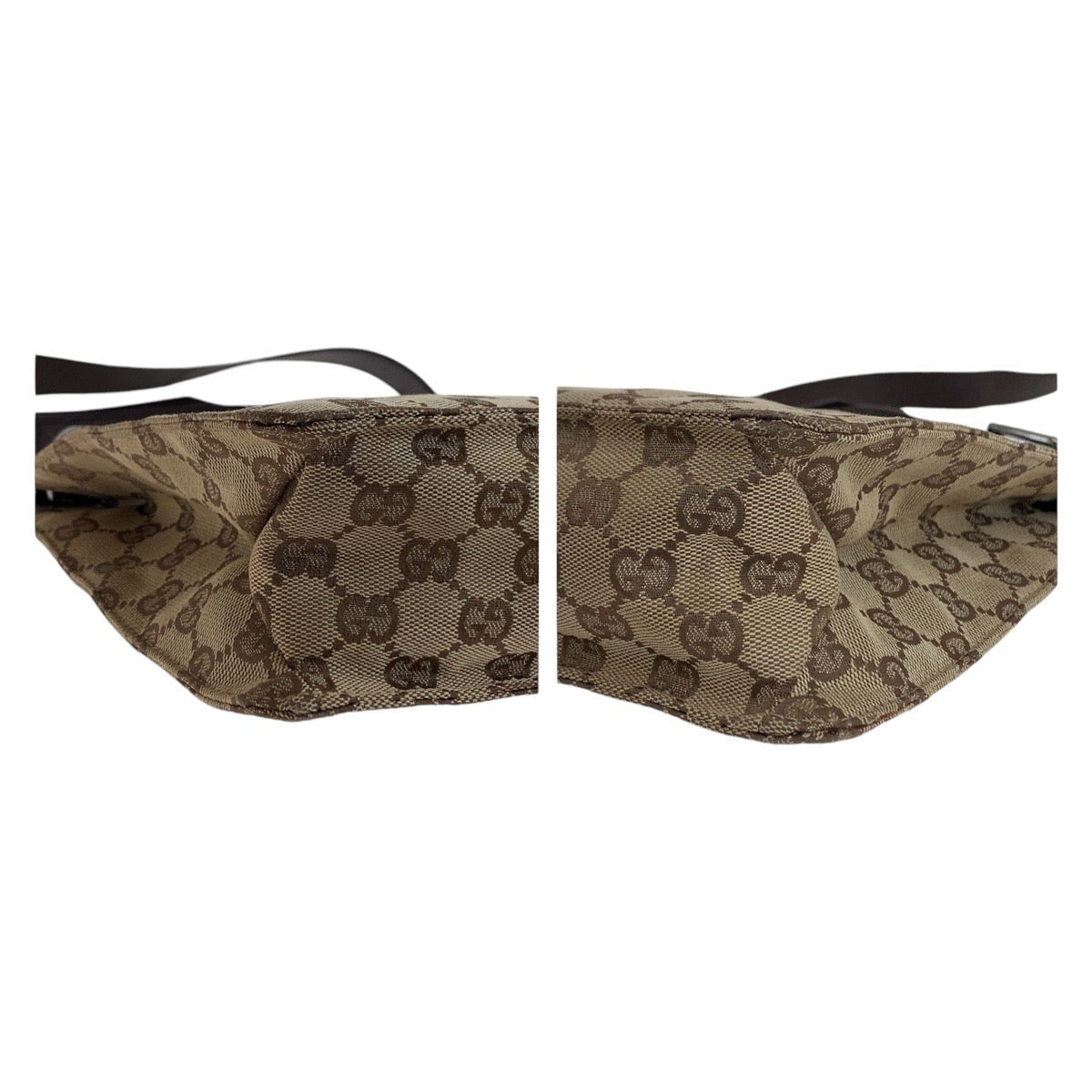 Gucci Shoulder Bag Leather Canvas Bag 66