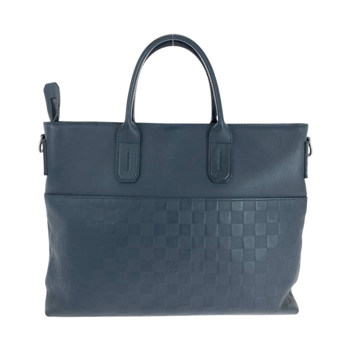 Louis Vuitton Business N41567 7DW Cosmos Leather Blue Silver Handbag