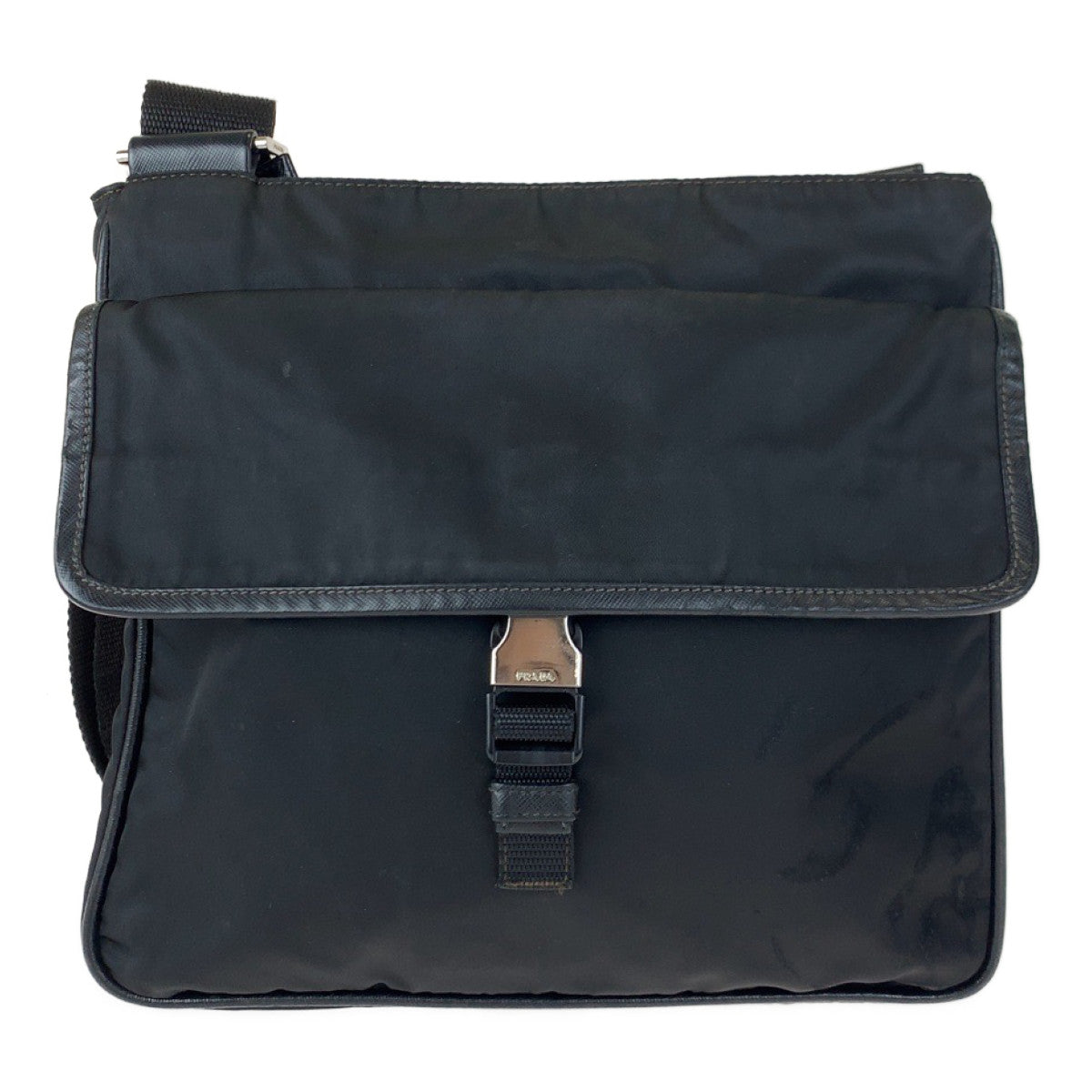Shoulder Bag Metal Shoulder Bag Messenger Bag Nylon Black