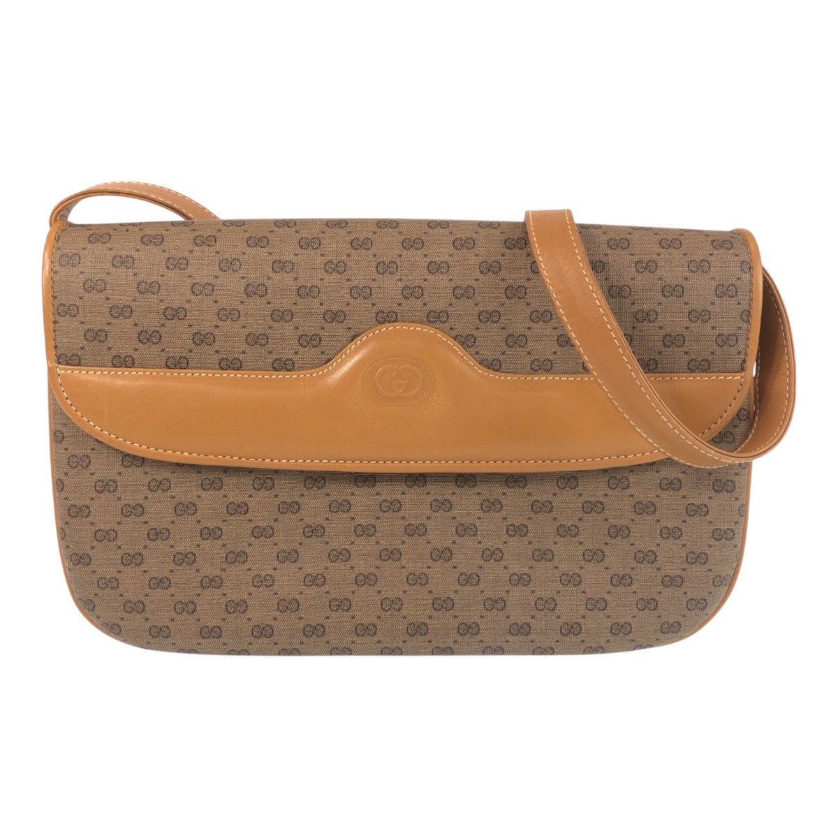 Gucci Old Micro Pvc Shoulder Bag Leather