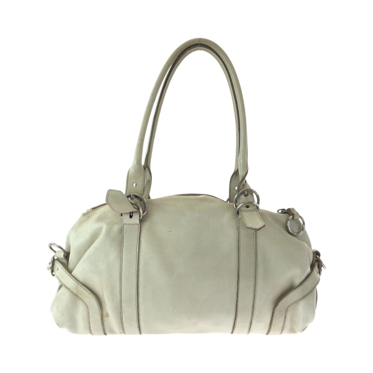 Handbag Shoulder Bag Women Leather White