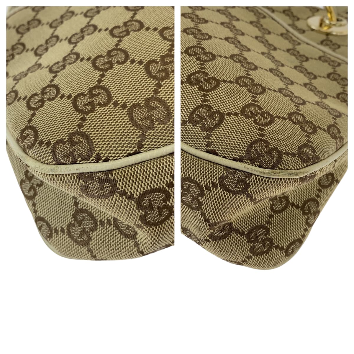 Gucci 2Way Shoulder Tote Bag Canvas Shoulder Bag