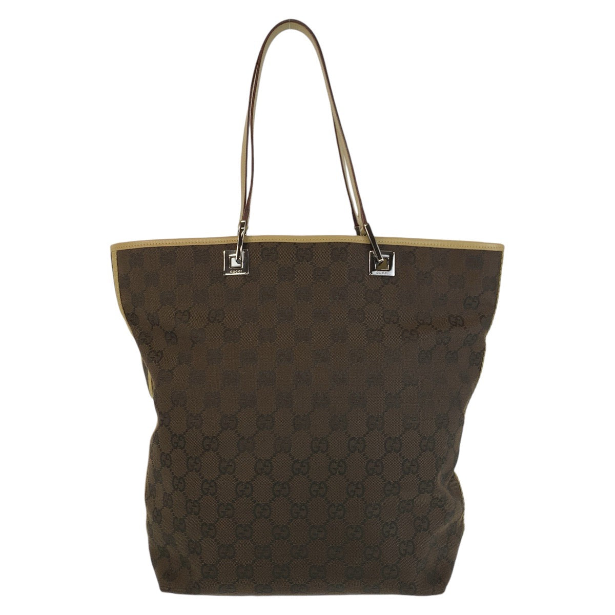 Gucci 2Way Bag Leather Canvas Travel Bag Bag 12