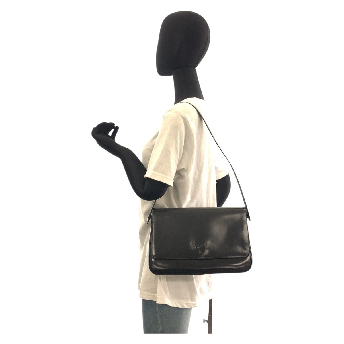 Shoulder Bag Enamel Silvermetal Shoulder Bag Handbag Black
