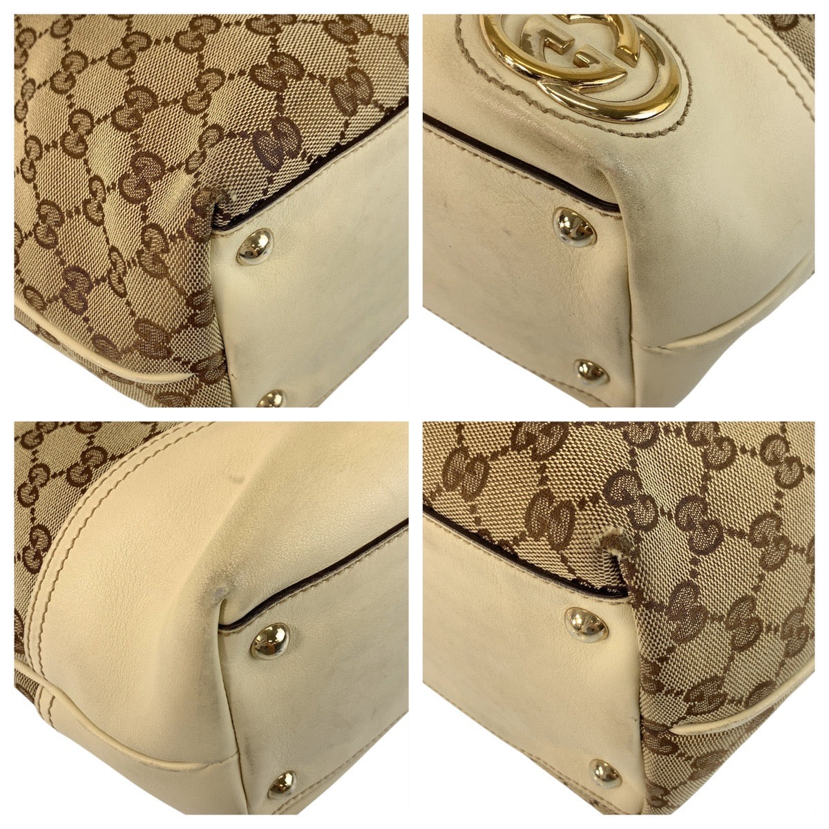 Gucci Abbey New Britt Tote Bag Canvas