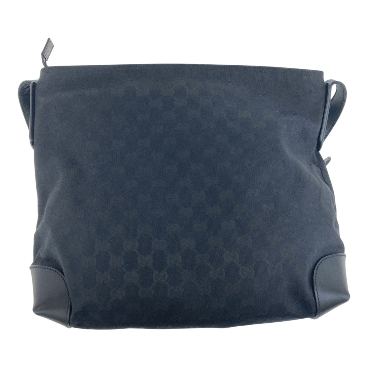 Gucci GG , Unisex Sherry line Leather Canvas Black Crossbody Bag