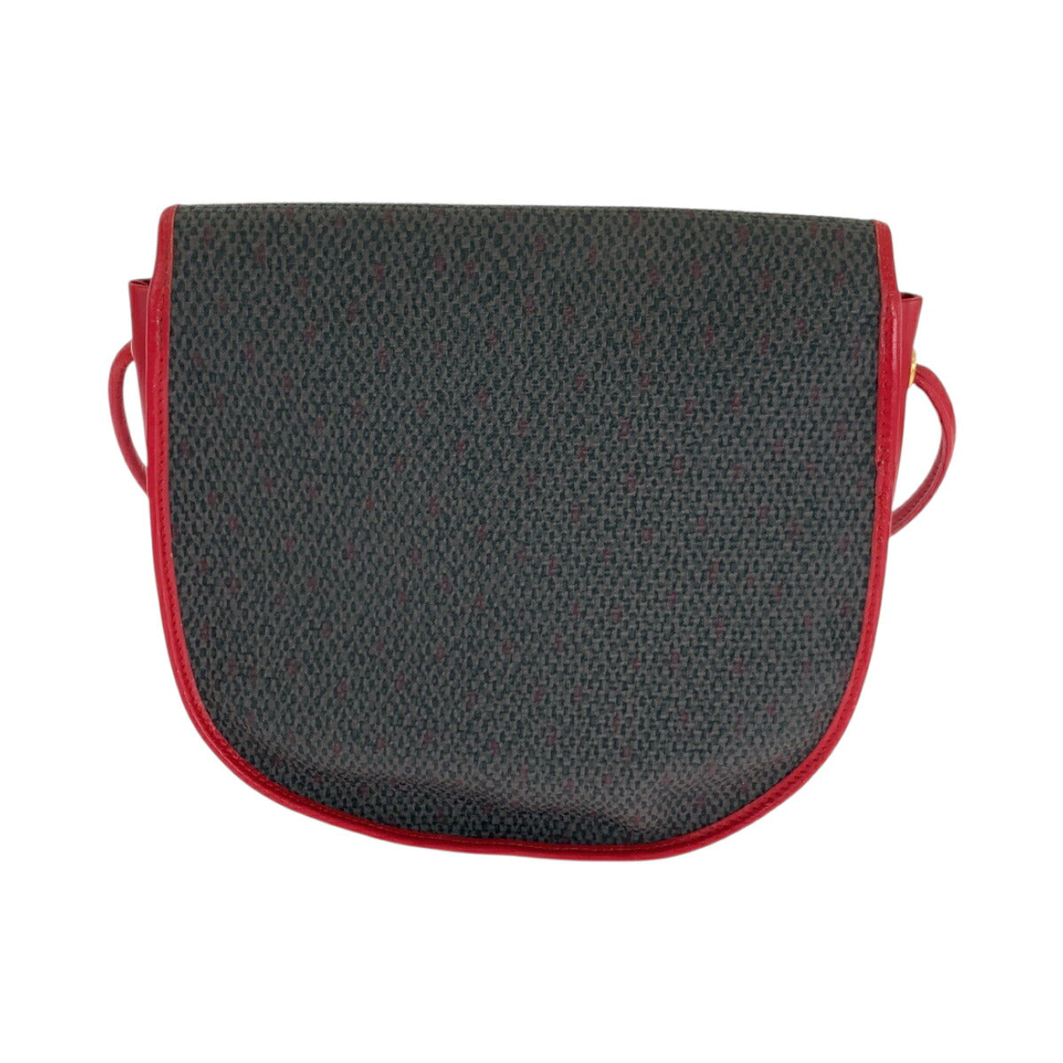 YSL Saint Laurent Shoulder Bag Leather Canvas Logo