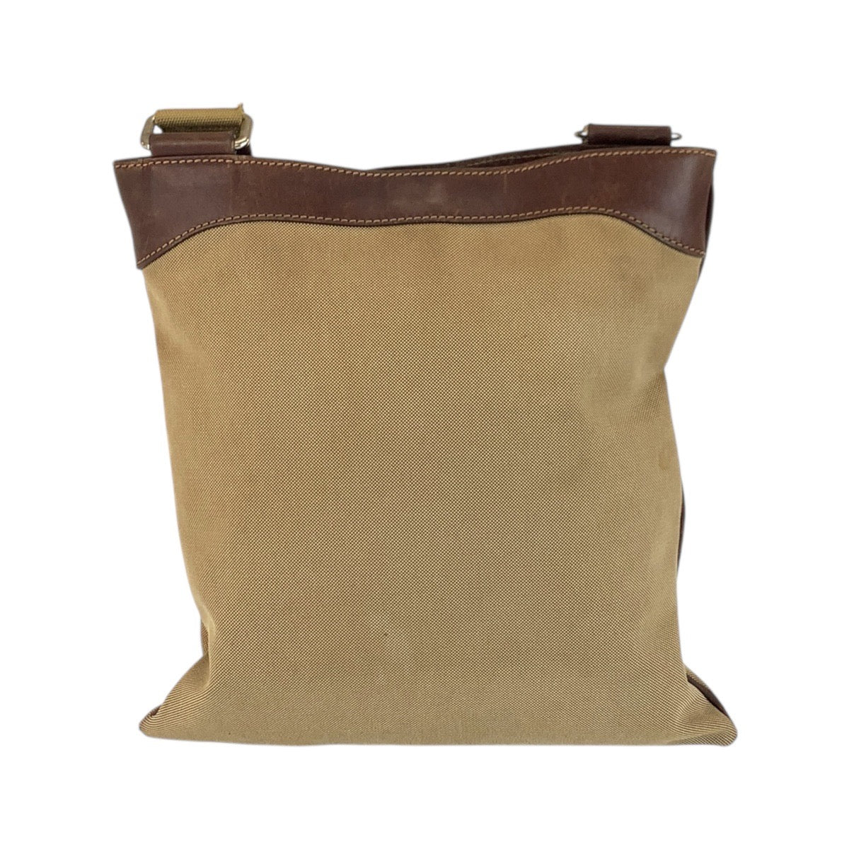Shoulder Bag , Beige Silvermetal Shoulder Bag Leather Canvas Jacquard Women