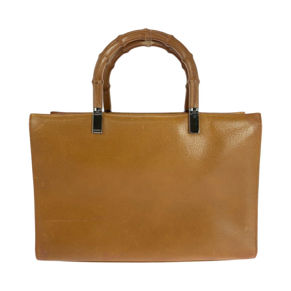 Gucci Bamboo 2Way Handbag Leather Travel Bag Handbag 17