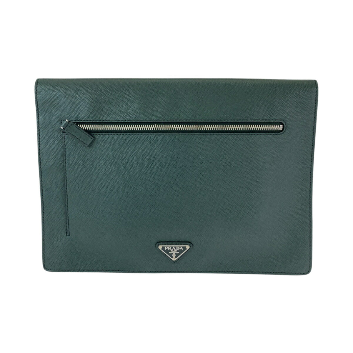Prada Clutch Bag Leather Saffiano