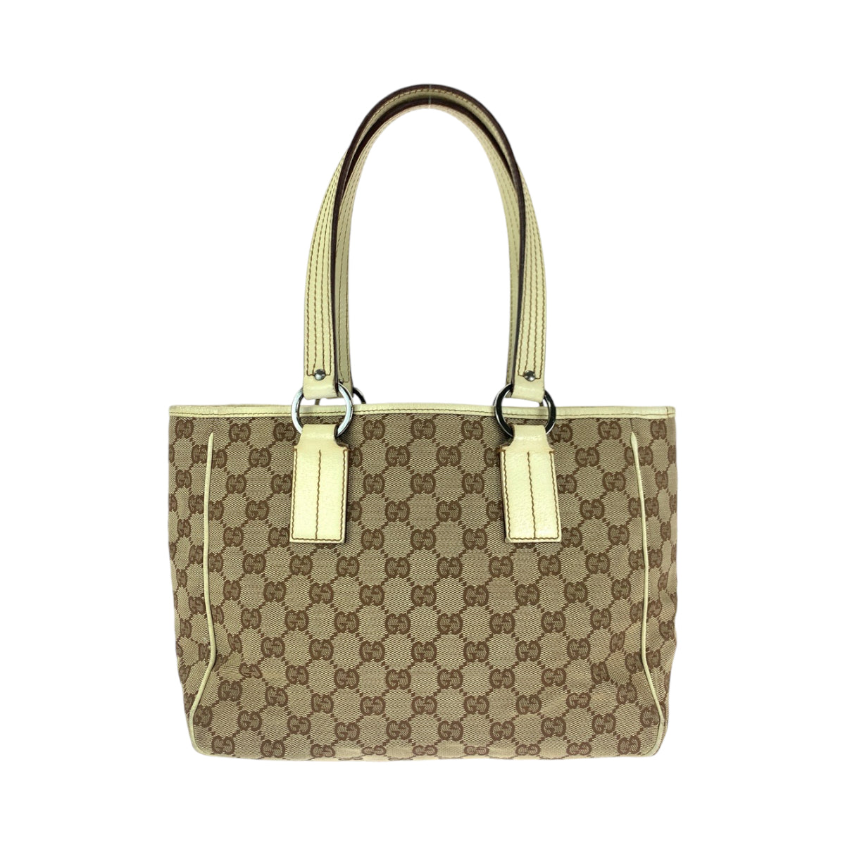 Gucci GG Canvas Brown Beige Shoulder Bag 2