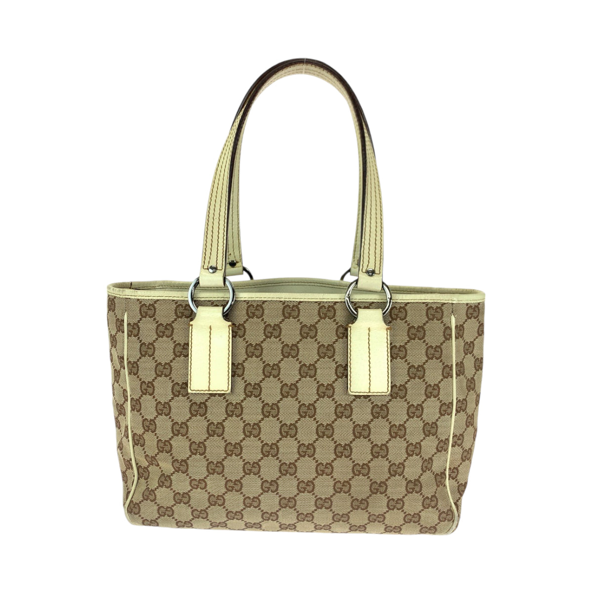 Gucci GG Canvas Brown Beige Shoulder Bag 2