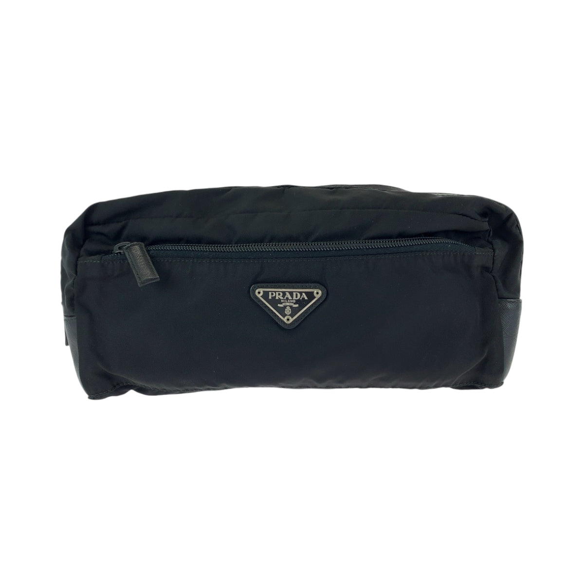 Pouch Pouch Clutch Bag Test Triangle With Nylon Black