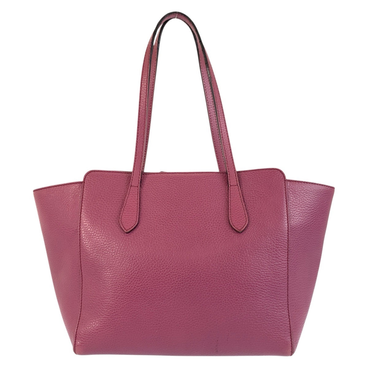 Gucci Metal Swing Leather Blue Pink Gold Tote Bag