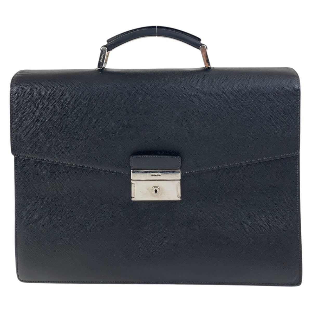 Prada Briefcase Handbag Leather Saffiano Travel Bag Leather Briefcase 3