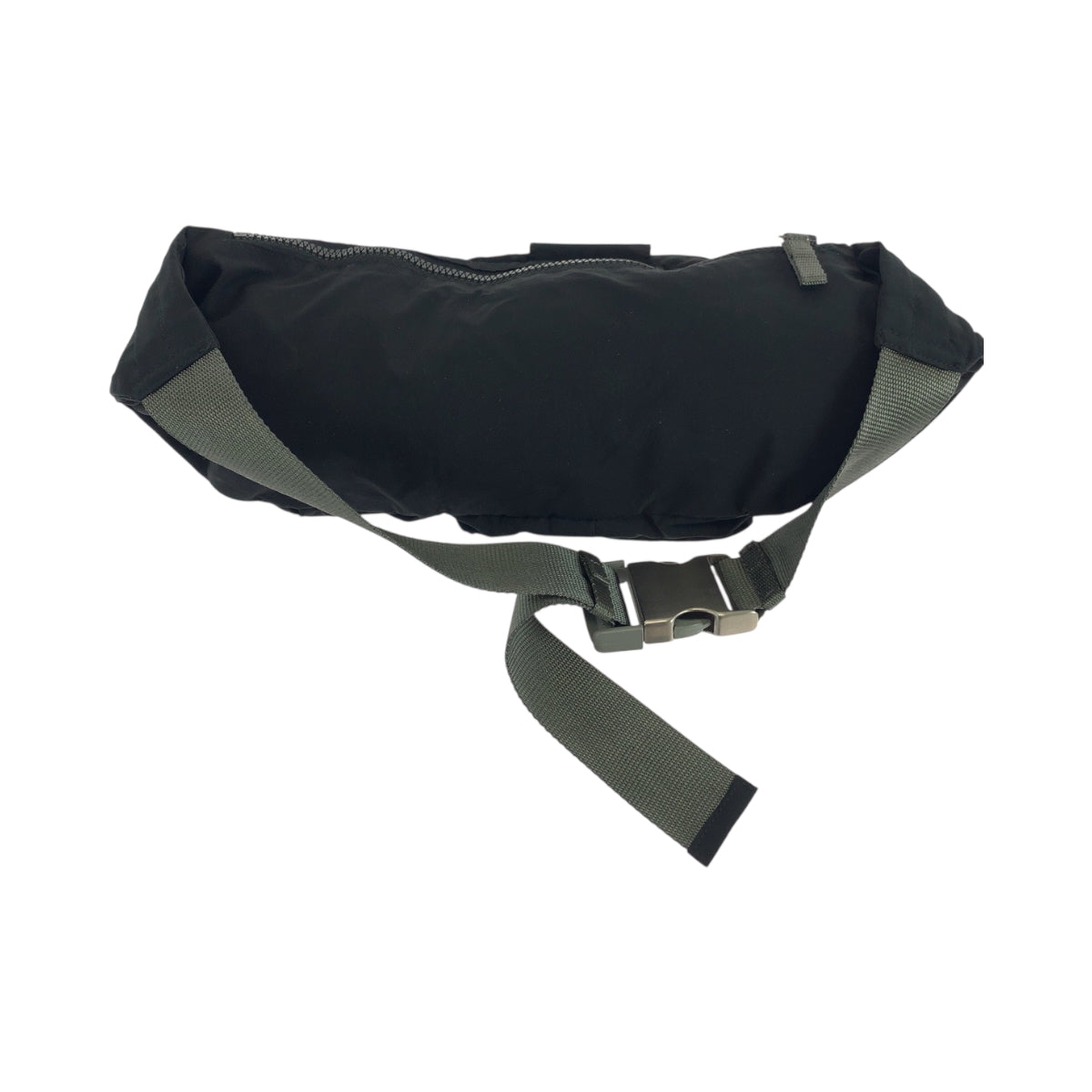 Waist Bag Silvermetal Sports Nylon Black Travel Bag