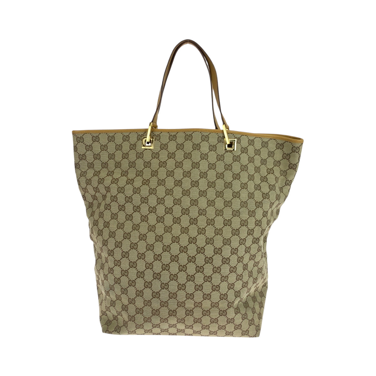 Gucci 002 GG camel Canvas Beige Shoulder Bag