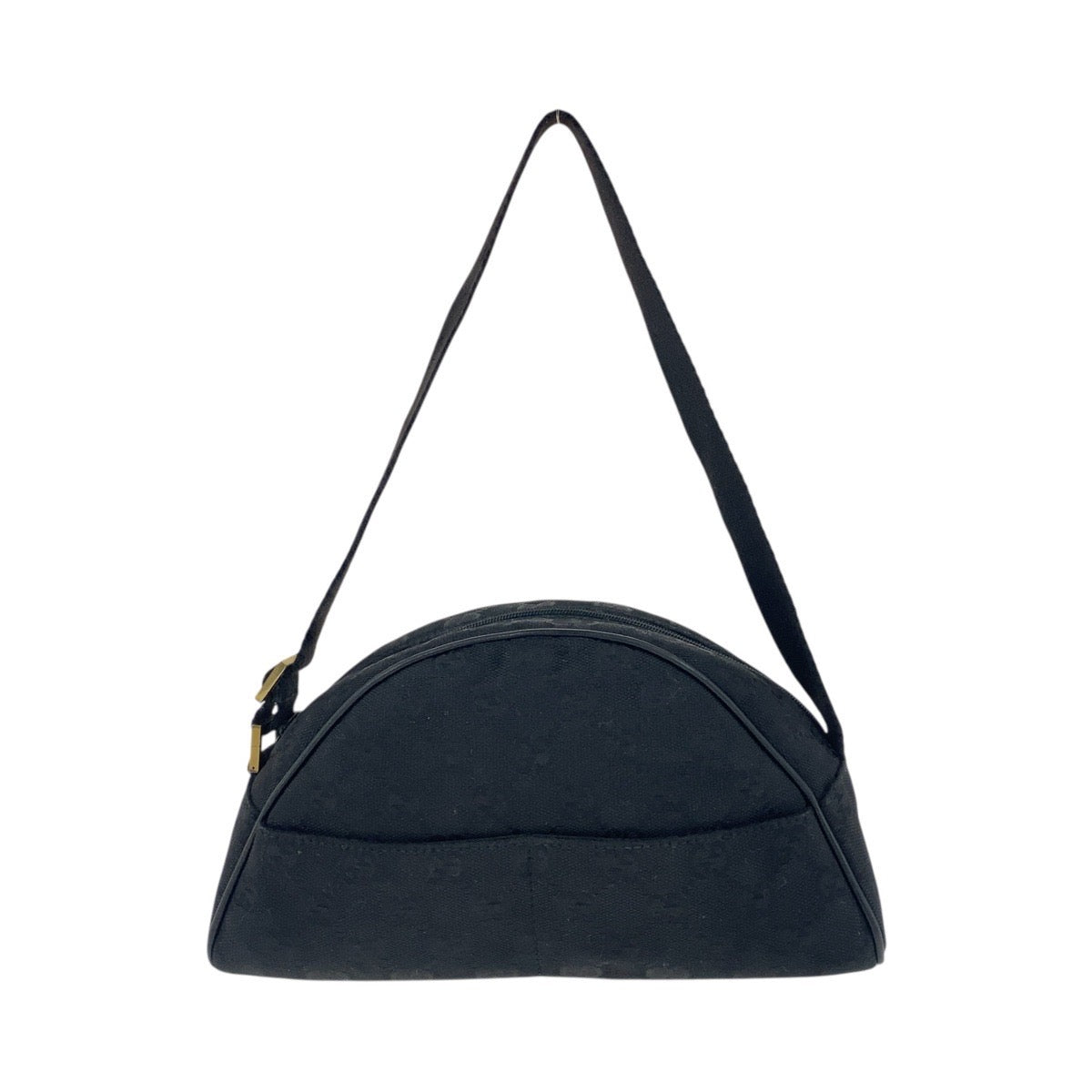 Gucci GG GoldMetal accessory pouch Canvas Black Handbag