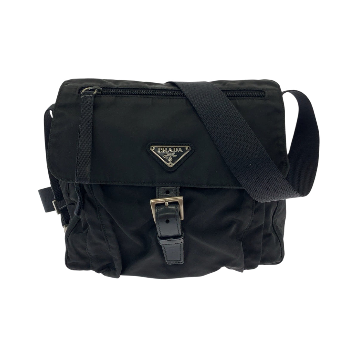 Shoulder Bag Silvermetal Shoulder Bag Messenger Bag Nylon Black Logo Women