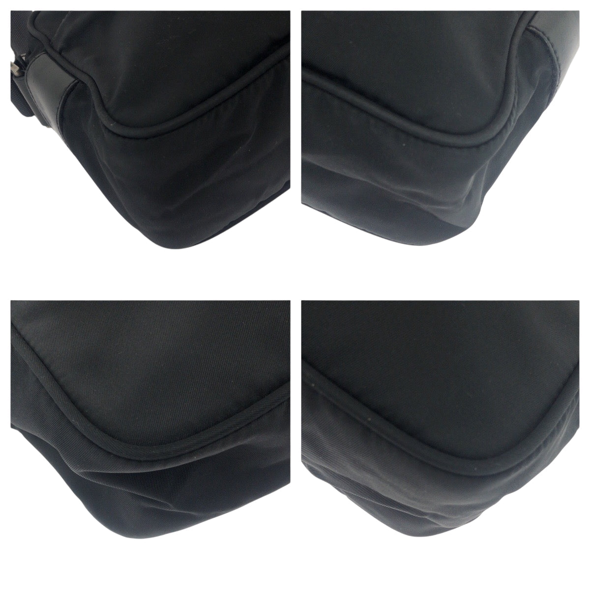 Shoulder Bag Silvermetal Shoulder Bag Pochette Test Nylon Black Logo Mens