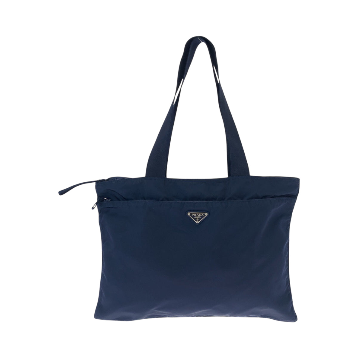 Tote Bag Navy Silvermetal Tote Bag Shoulder Nylon Shoulder Bag Logo Women