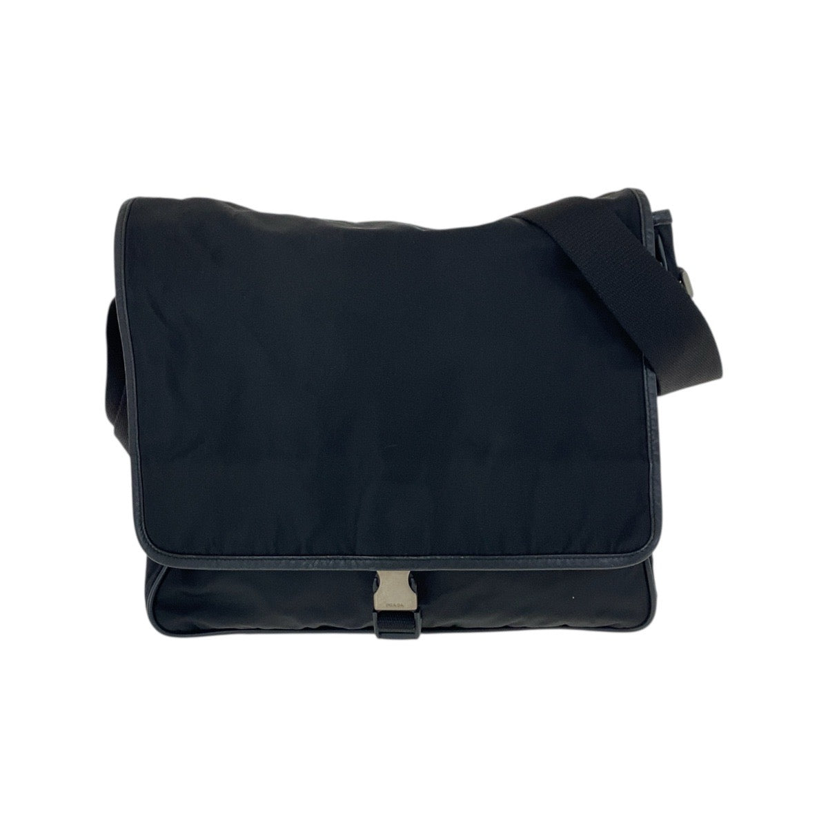 Prada Tessuto Shoulder Bag Leather Nylon Shoulder Bag 1