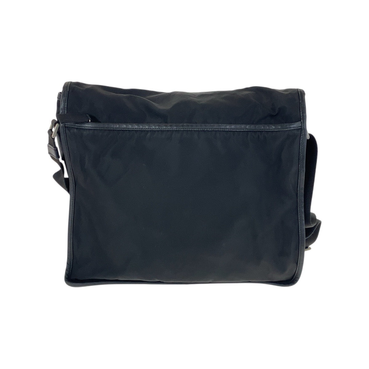 Prada Tessuto Shoulder Bag Leather Nylon Shoulder Bag 1