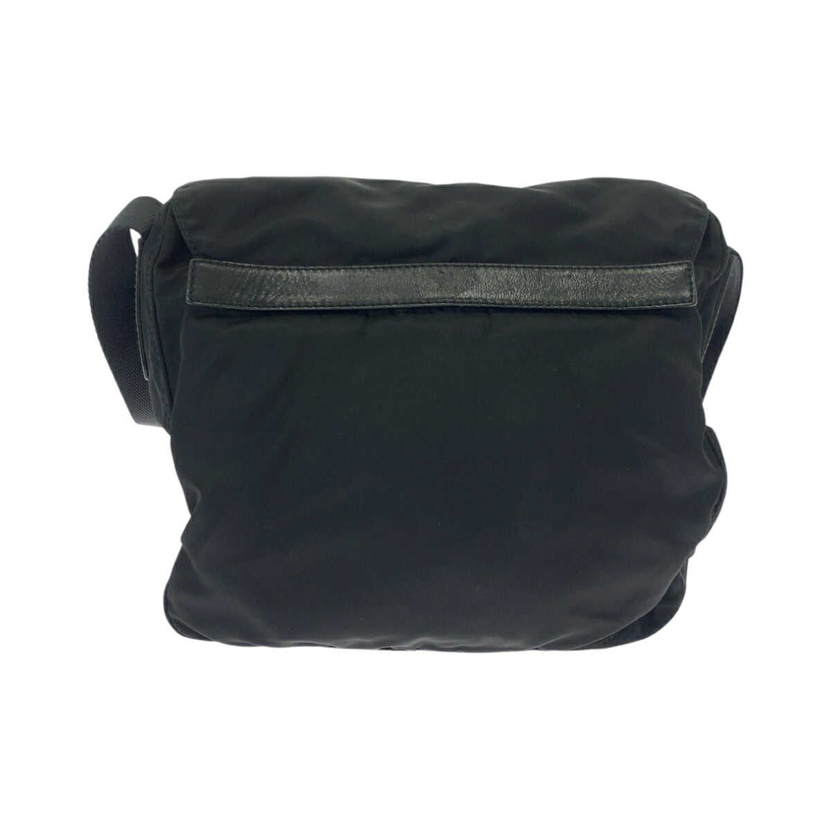 Prada Tessuto Triangle Plate Shoulder Bag Nylon Logo Shoulder Bag 37