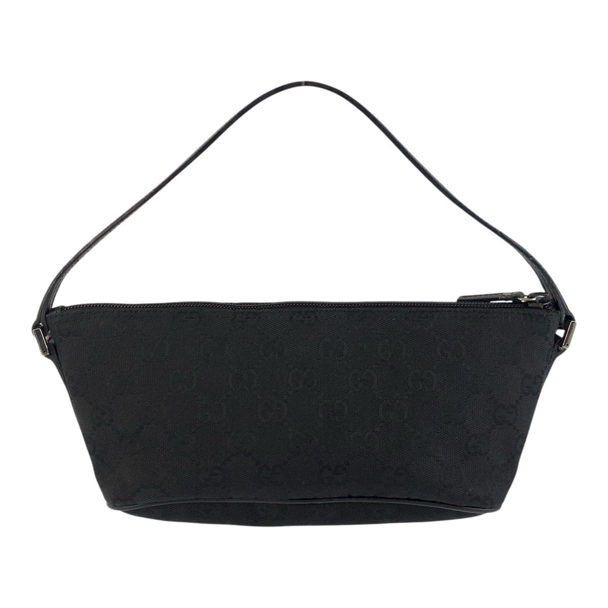 Gucci Gucci Gg Canvas Leather Handbag Travel Bag