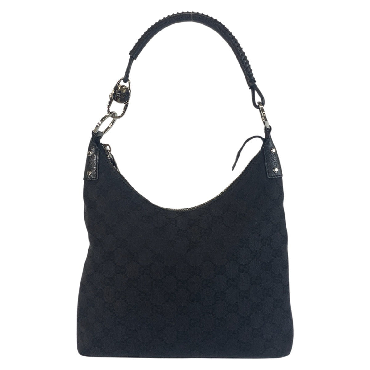 Gucci GG Canvas Black Shoulder Bag 7