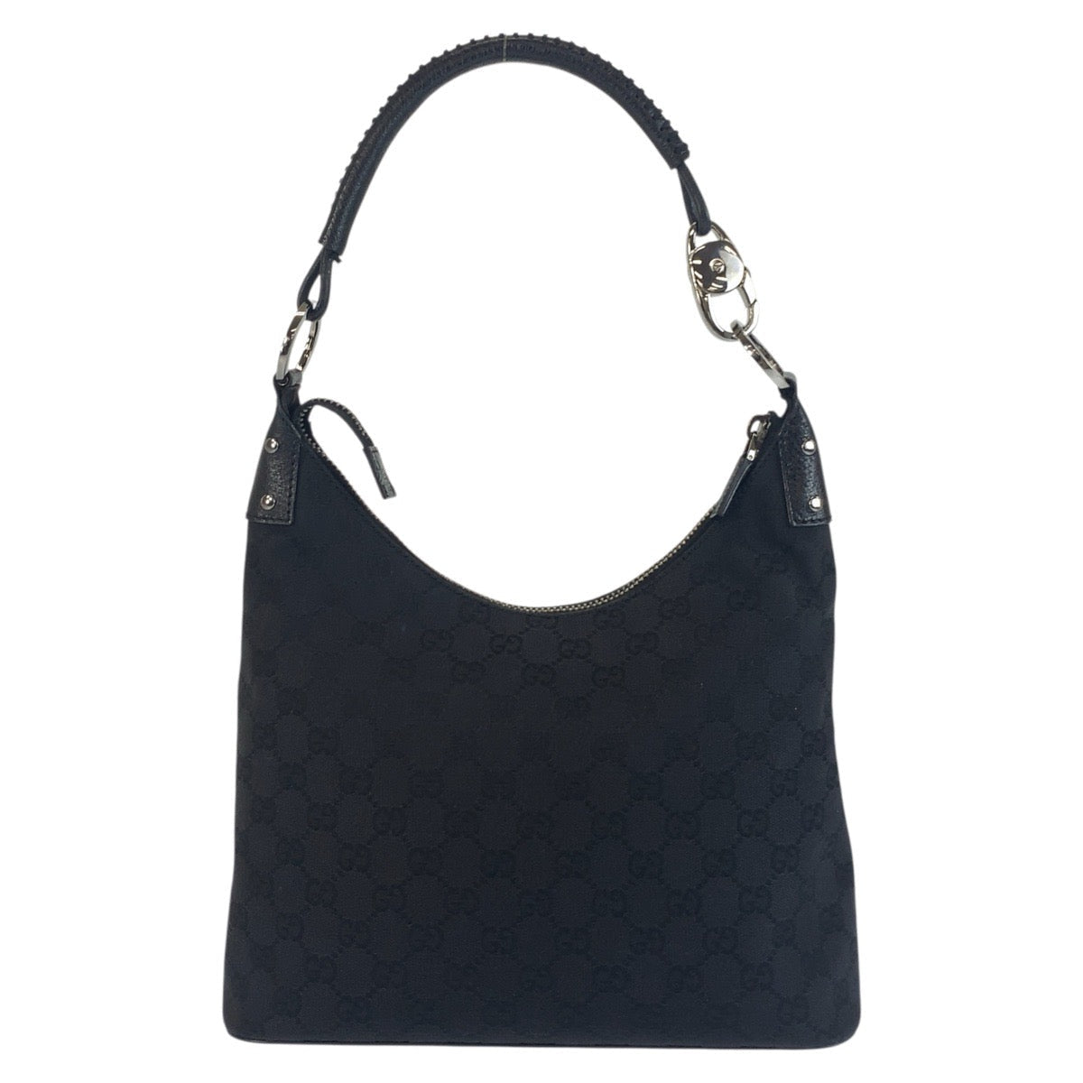 Gucci GG Canvas Black Shoulder Bag 7