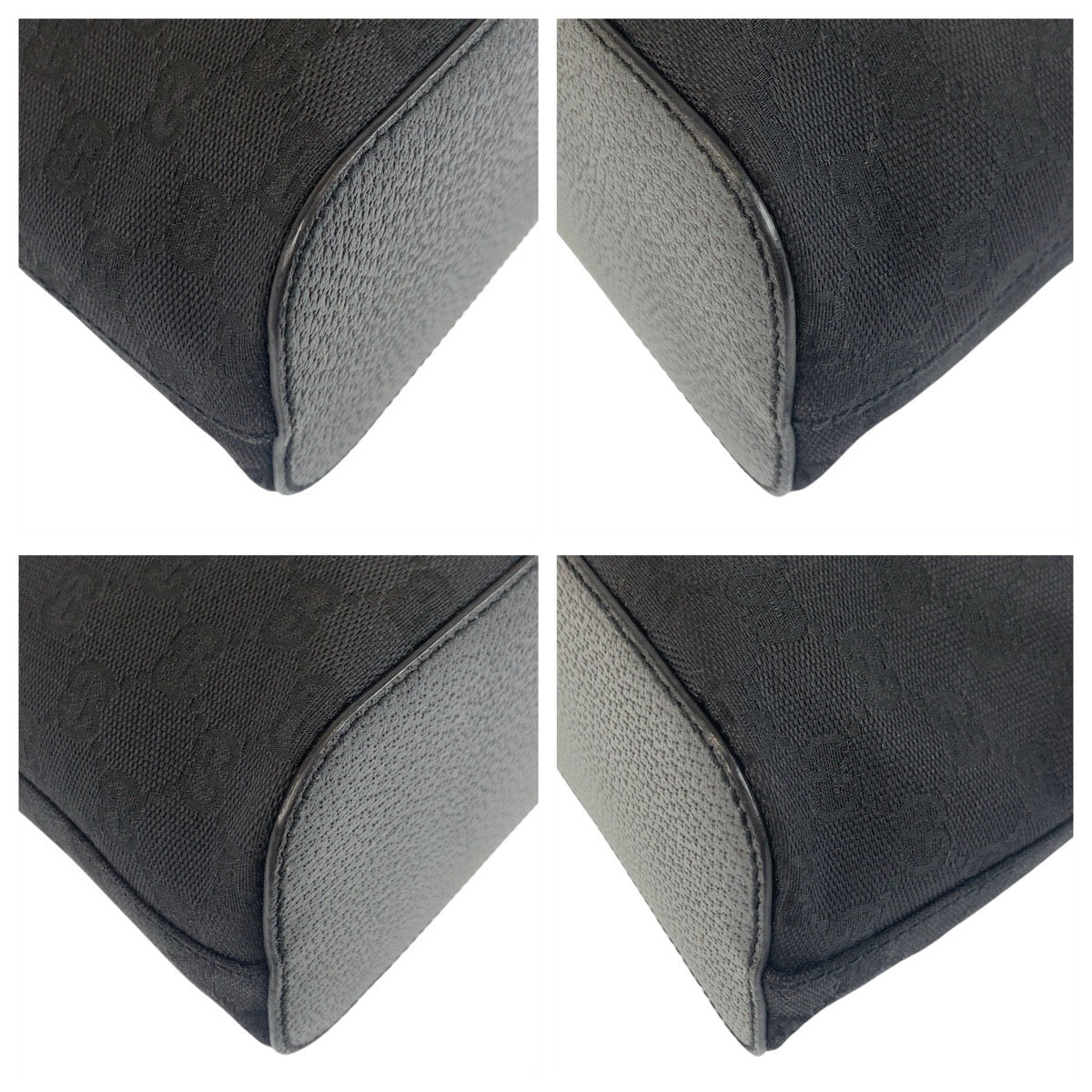 Gucci GG Canvas Black Shoulder Bag 7