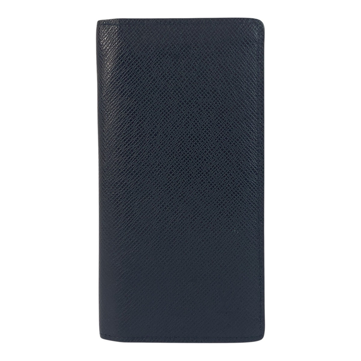Louis Vuitton Long Purse M30502 Marine SilverMetal Leather Blue Navy Wallet Case
