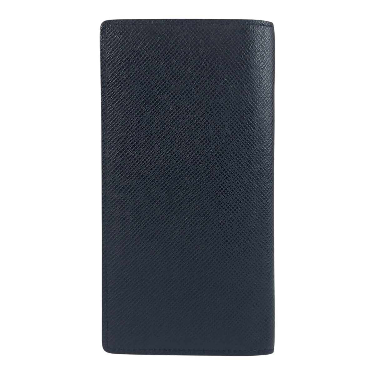 Louis Vuitton Long Purse M30502 Marine SilverMetal Leather Blue Navy Wallet Case