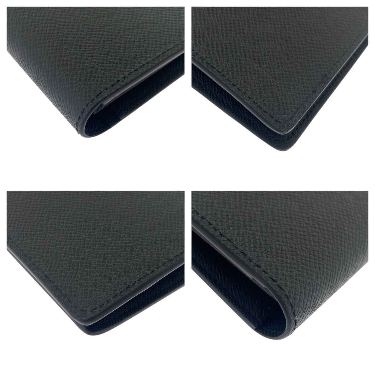 Louis Vuitton Long Purse M30178 Taiga Noir Black Wallet Case