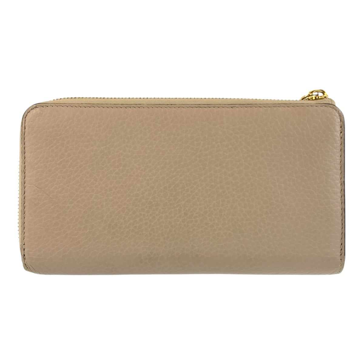 Louis Vuitton Long Purse M63104 Greige t Leather Gold Wallet Case