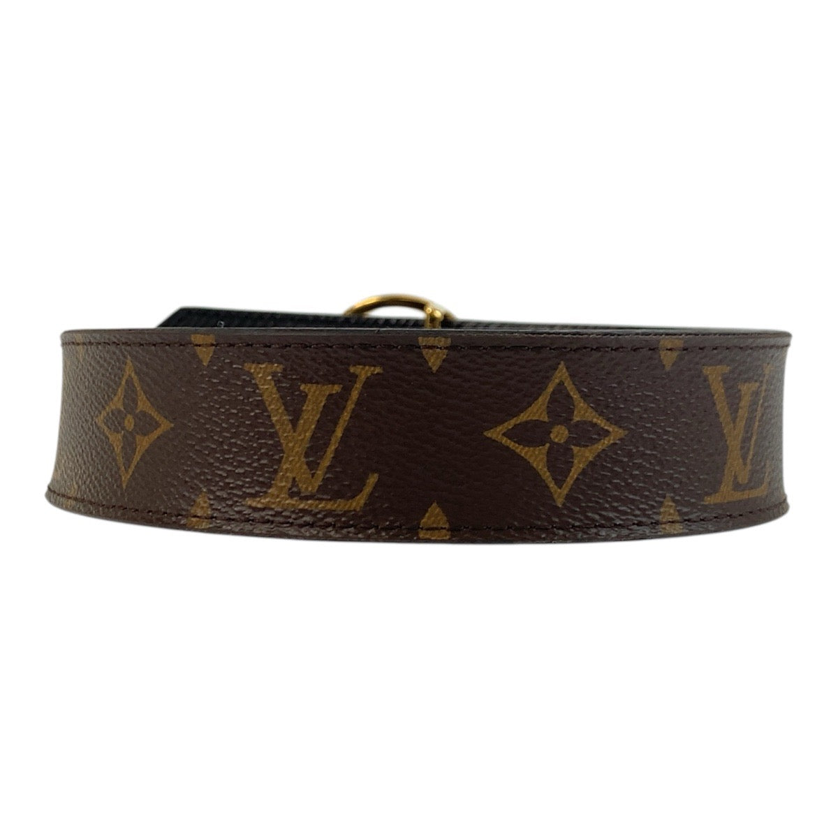 Louis Vuitton M9935 PVC epi Suntur Circle Monogram Black Brown Belt
