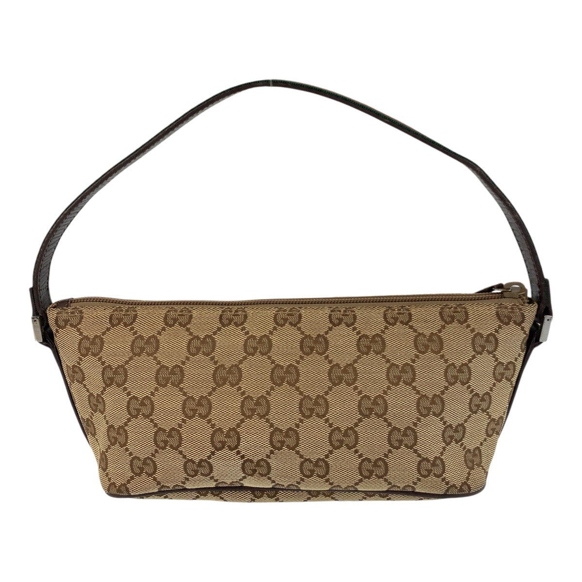 Gucci GG SilverMetal Sherry line Canvas Beige Handbag