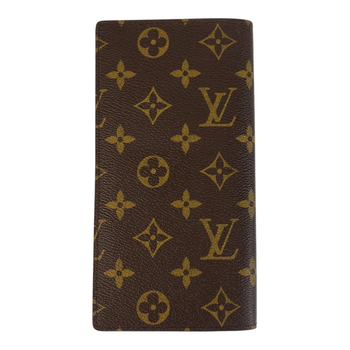 Louis Vuitton Long Purse M66540 PVC ille Monogram Brown Gold Wallet Case