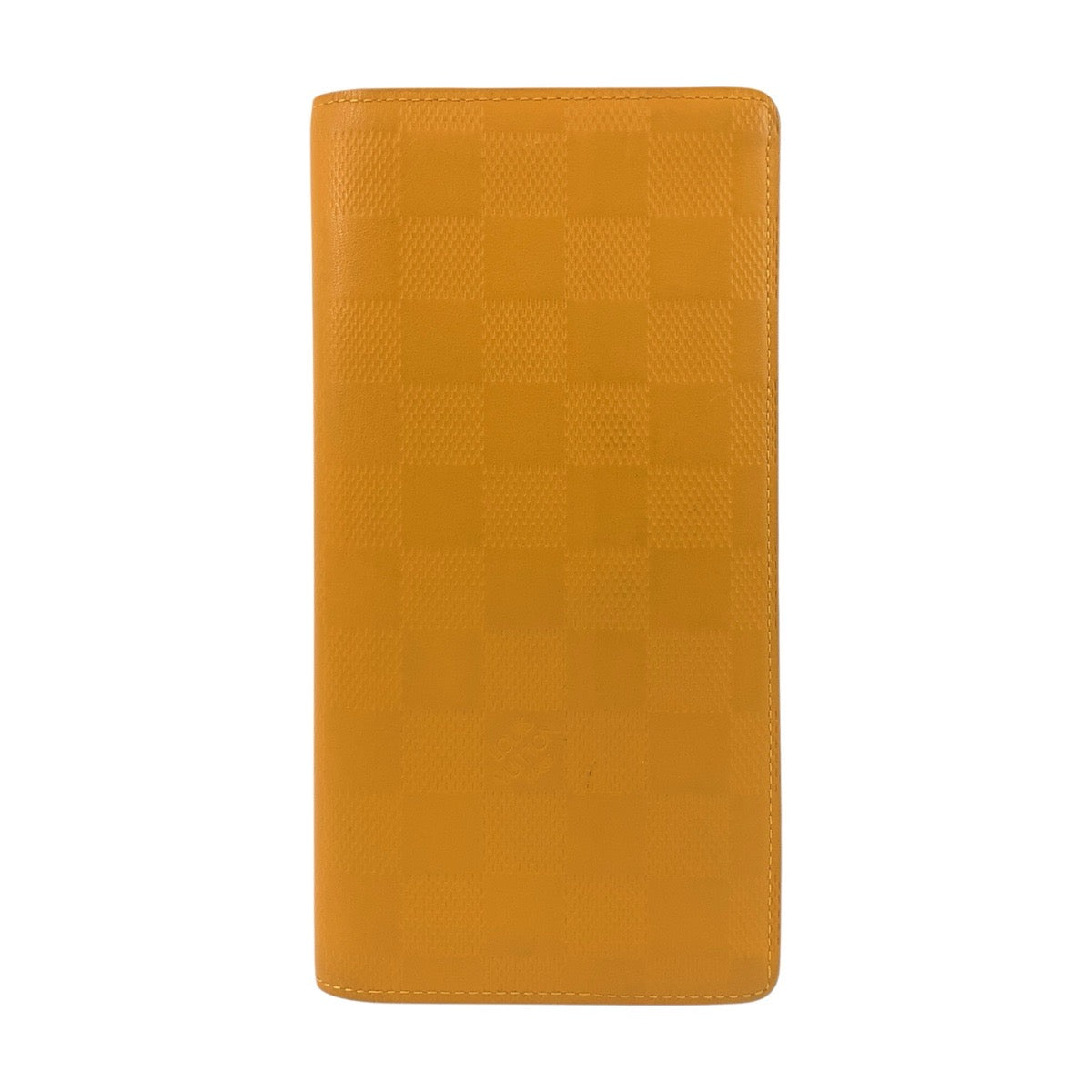 Louis Vuitton Long Purse N63146 Solar Yellow Leather Wallet Case