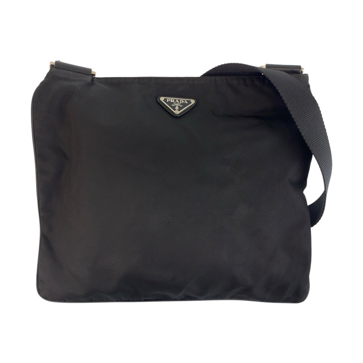 Prada Tessuto Triangle Plate Shoulder Bag Nylon Logo Shoulder Bag 17