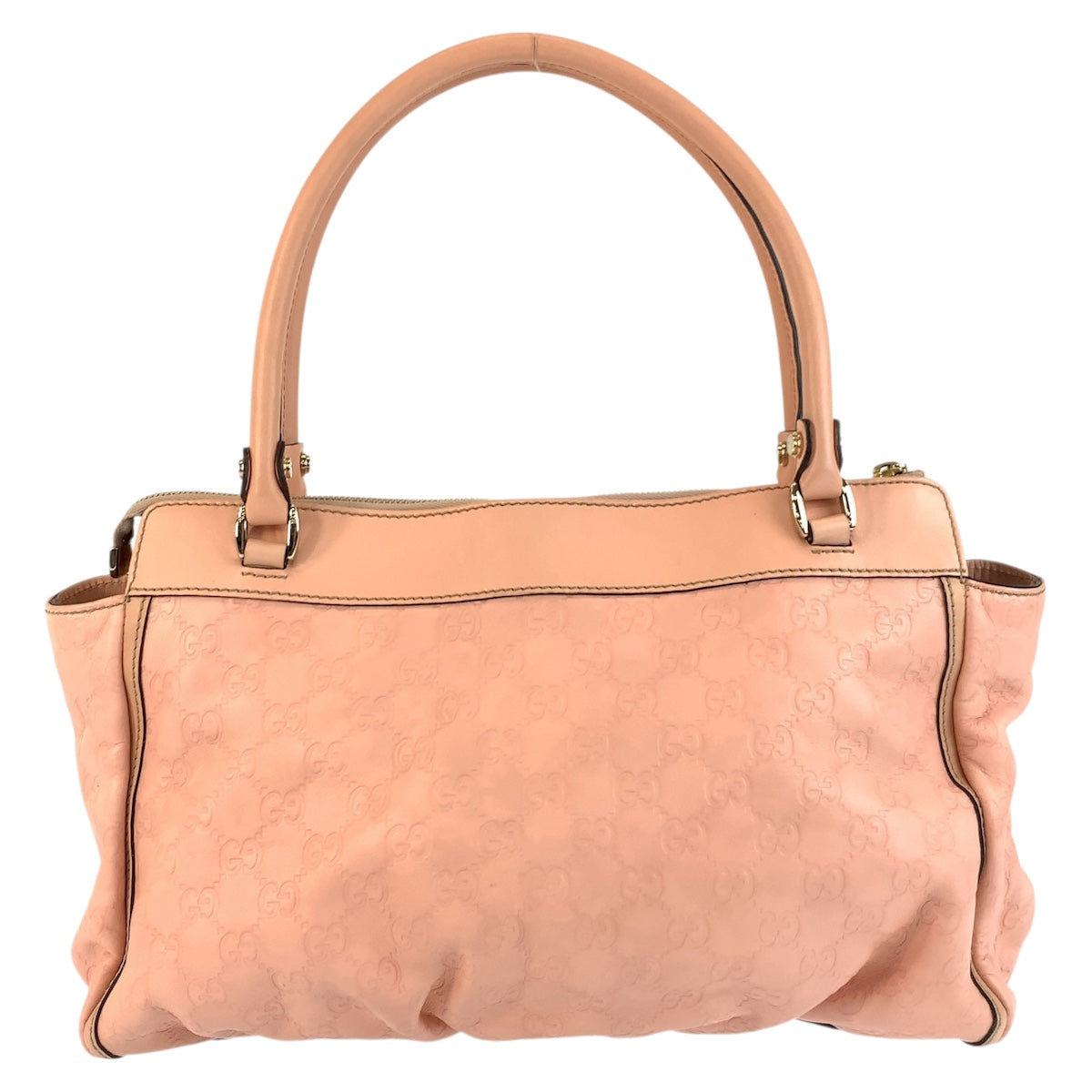 Gucci Metal Abby Guccissima Leather Pink Gold Shoulder Bag